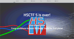 Desktop Screenshot of hsctf.com